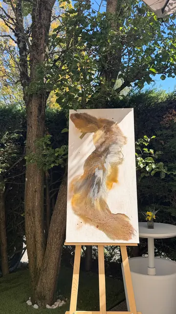 Tableau en résine fluide, 100 x 50 cm, vue 4